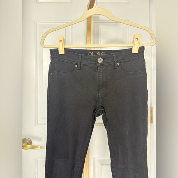 DL1961 Size 29 Emma 360 Skinny Ankle Black Denim High Waist Grunge - Picture 5 of 13
